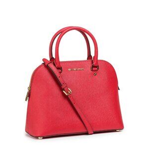 MICHAEL Michael Kors Cindy Medium Dome Satchel - color: 613 chili